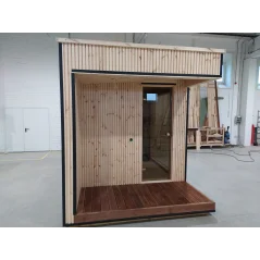 Lux moderna sauna 2.3x3.3m termo drvo/borovina
