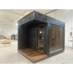 Lux moderna sauna 2.3x3.3m termo drvo/borovina