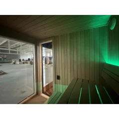 Lux moderna sauna 2.3x3.3m termo drvo/borovina