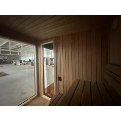 Lux moderna sauna 2.3x3.3m termo drvo/borovina
