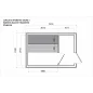 Lux moderna sauna 2.3x3.4m termo drvo/borovina