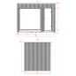 Lux moderna sauna 2.3x3.4m termo drvo/borovina