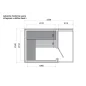 Lux moderna sauna 2.3x3.3m termo drvo/borovina