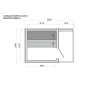 Lux moderna sauna 2.3x3.3m termo drvo/borovina