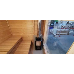 Moderna sauna 2.3x3.4m borovina