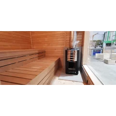 Moderna sauna 2.3x3.4m borovina