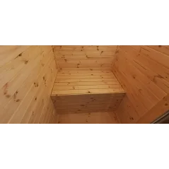 Moderna sauna 2.3x3.4m borovina