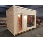 Moderna sauna 2.3x3.4m borovina