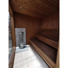 Lux moderna sauna 2.3x2.3m termo drvo