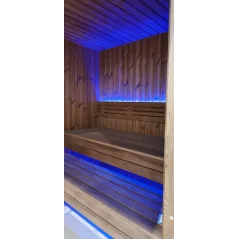 Lux moderna sauna 2.3x2.3m termo drvo