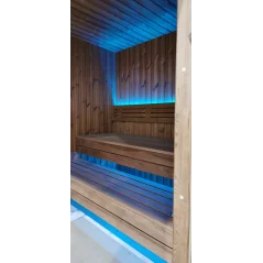 Lux moderna sauna 2.3x2.3m termo drvo