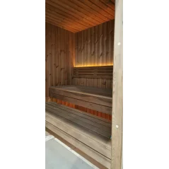 Lux moderna sauna 2.3x2.3m termo drvo