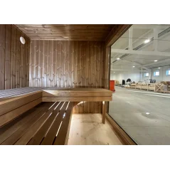 Lux moderna sauna 2.3x2.3m termo drvo
