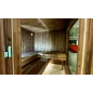 Lux moderna sauna 2.3x2.3m termo drvo
