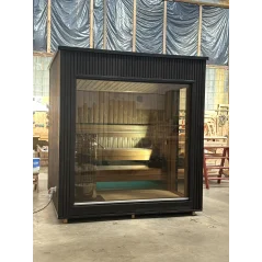 Lux moderna sauna 2.3x2.3m termo drvo