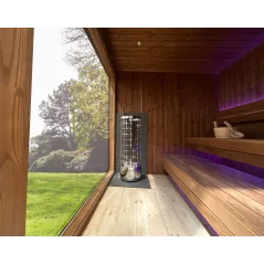 Lux moderna sauna 2.3x2.3m termo drvo