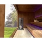 Lux moderna sauna 2.3x2.3m termo drvo
