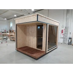 Lux moderna sauna 2.3x2.3m termo drvo