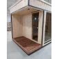 Lux moderna sauna 2.3x2.3m termo drvo