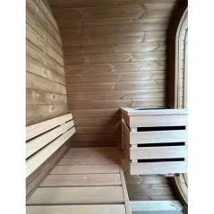 Mini pravokutna sauna termo drvo/borovina