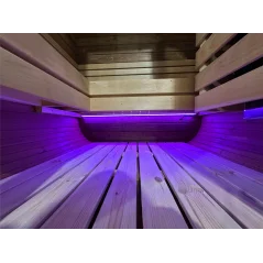 Mini pravokutna sauna termo drvo/borovina