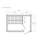 Moderna sauna 2.3x3.4m borovina