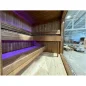 Lux moderna sauna 2.3x5.4m termo drvo/borovina