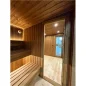 Lux moderna sauna 2.3x5.4m termo drvo/borovina