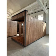 Lux moderna sauna 2.3x5.4m termo drvo/borovina