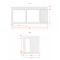 Lux moderna sauna 2.3x5.4m termo drvo/borovina