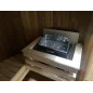 Vertikalna sauna 2.20 m Ø 1.48 m borovina