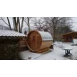 Sauna bačva 1.7 m Ø 1.97 m termo drvo