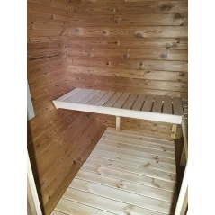 Sauna bačva 1.7 m Ø 1.97 m termo drvo