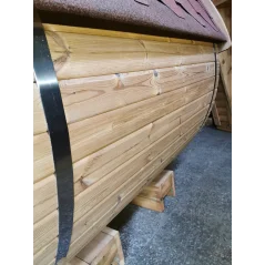 Sauna bačva 1.7 m Ø 1.97 m termo drvo