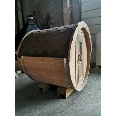 Sauna bačva 1.7 m Ø 1.97 m termo drvo