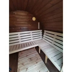 Sauna bačva 1.7 m Ø 1.97 m termo drvo