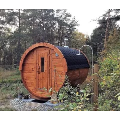 Sauna bačva 1.7 m Ø 1.97 m termo drvo