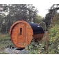 Sauna bačva 1.7 m Ø 1.97 m termo drvo