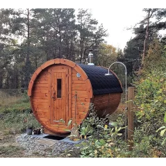 Sauna bačva 1.7 m Ø 1.97 m termo drvo