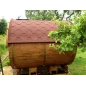 Sauna bačva 2.4 m Ø 1.97 m borovina