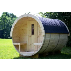 Sauna bačva 2.4 m Ø 1.97 m borovina