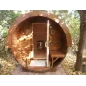 Sauna bačva 2.4 m Ø 1.97 m borovina