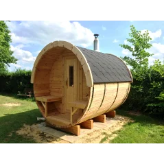 Sauna bačva 2.4 m Ø 1.97 m borovina