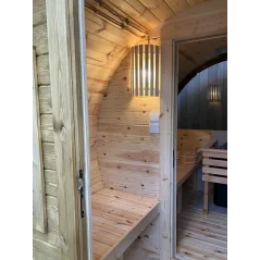 Sauna bačva 2.4 m Ø 1.97 m borovina