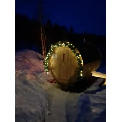 Sauna bačva 2.4 m Ø 1.97 m borovina