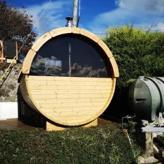 Sauna bačva 2.4 m Ø 1.97 m borovina