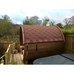 Sauna bačva 2.4 m Ø 2.27 m borovina