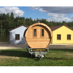 Sauna bačva 2.4 m Ø 2.27 m borovina