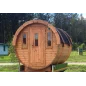 Sauna bačva 2.4 m Ø 2.27 m borovina