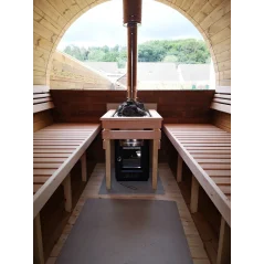 Sauna bačva 2.4 m Ø 2.27 m borovina
